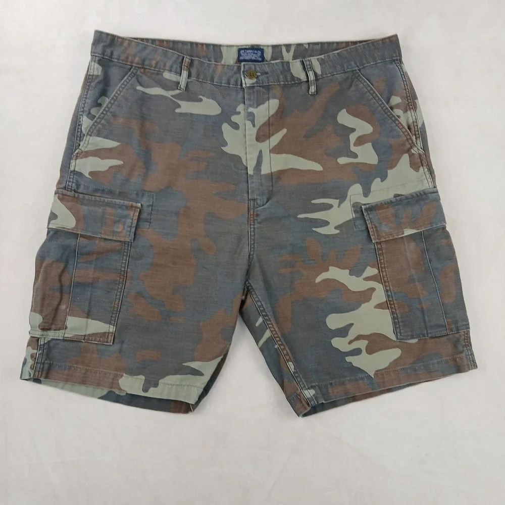 Levi‎ Strauss 40x9 Mens Cargo Shorts Camo Pockets Has Defect Levis